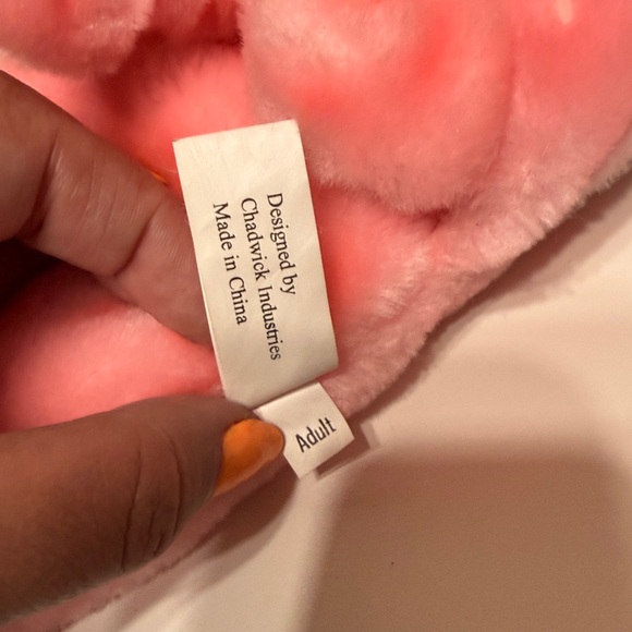 Jim Henson Vintage Muppets Miss Piggy Plush Slippers Adult Rare Never Worn - Picture 14 of 17